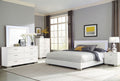 Felicity 5-piece Eastern King Bedroom Set White High Gloss by Unique Piece Furniture