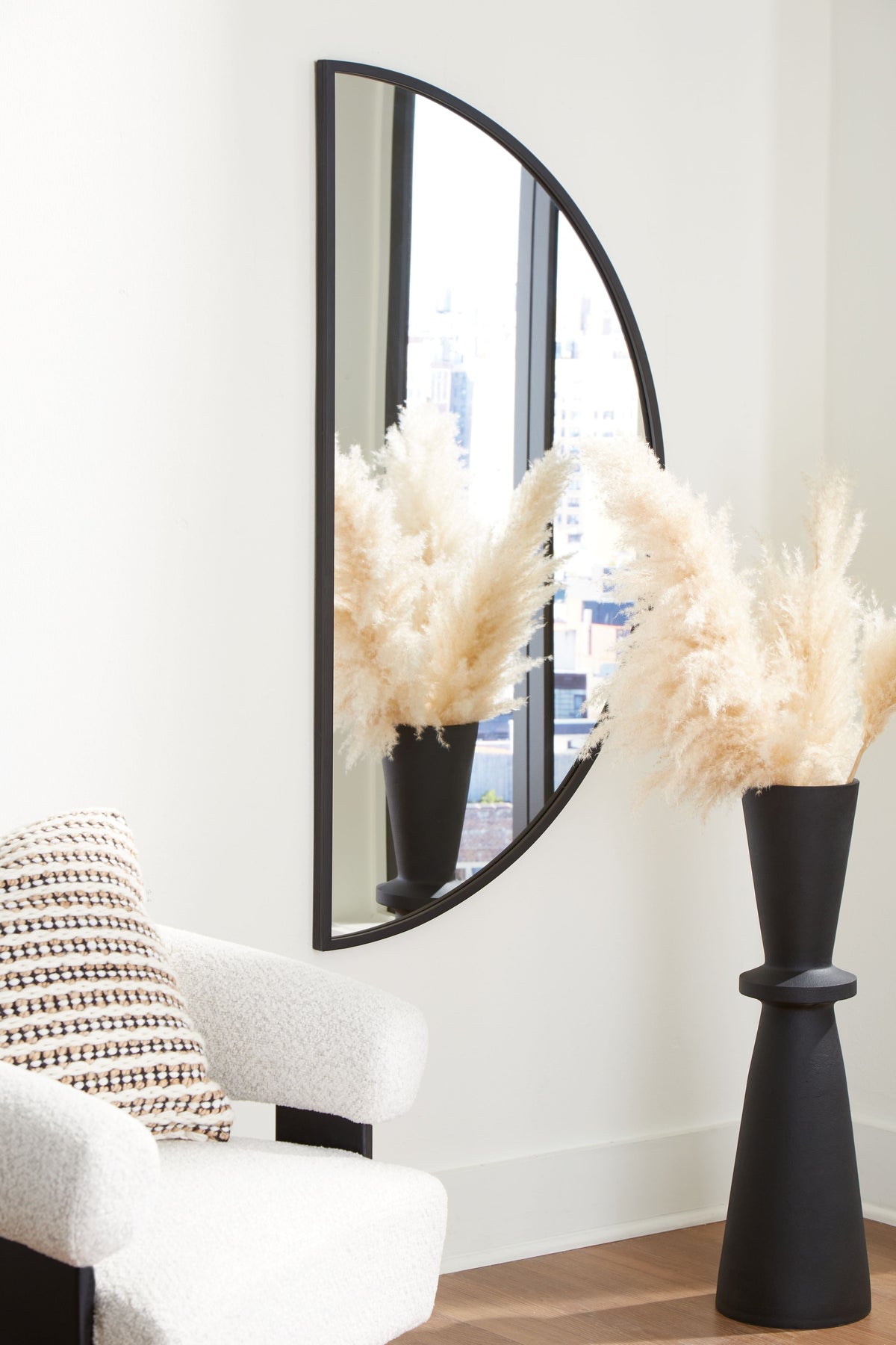Denlow - Accent Mirror - Black by Unique Piece Furniture