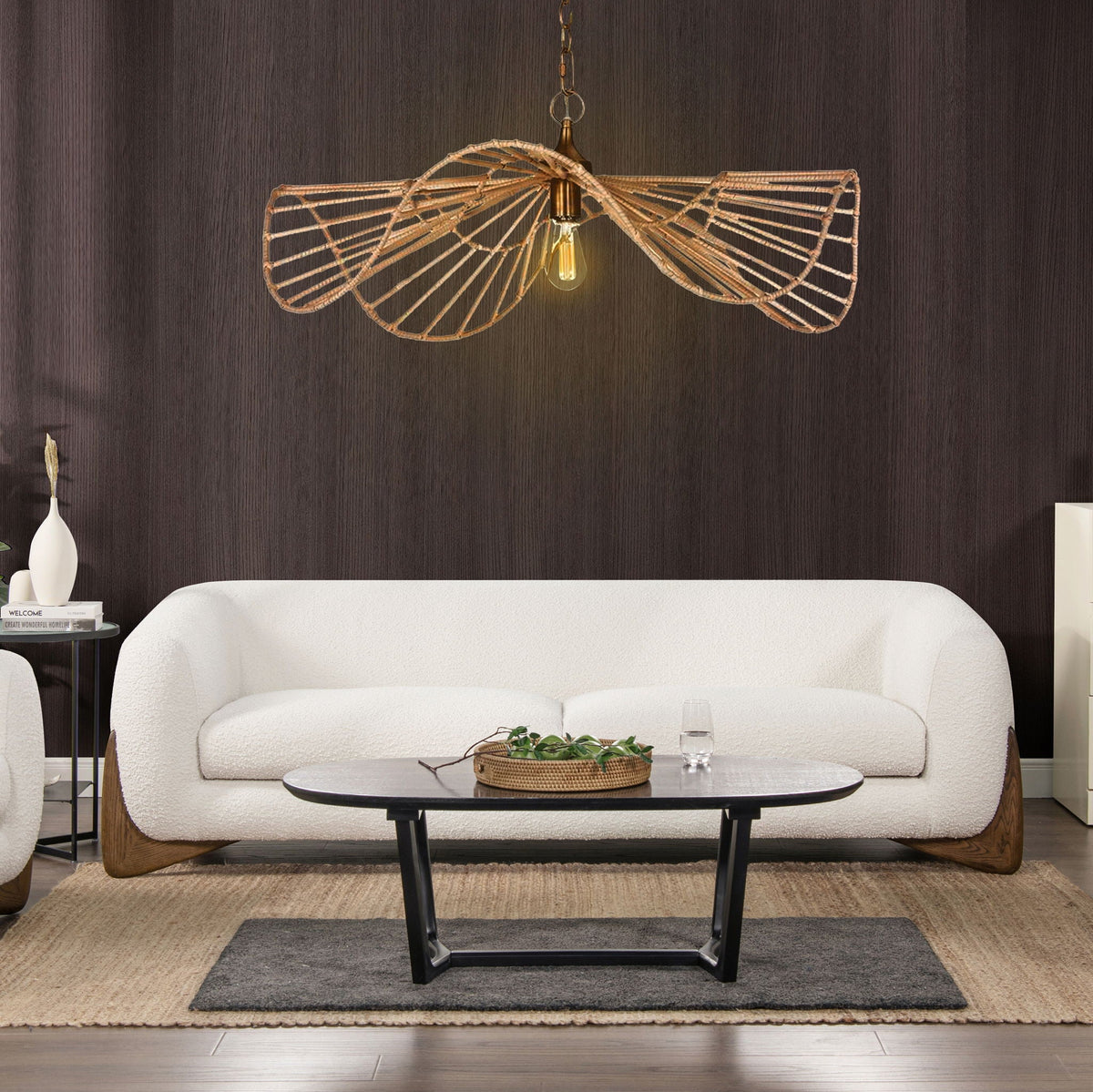 Alpine - Luxurious Upholstery Sherpa Sofa by Unique Piece Furniture