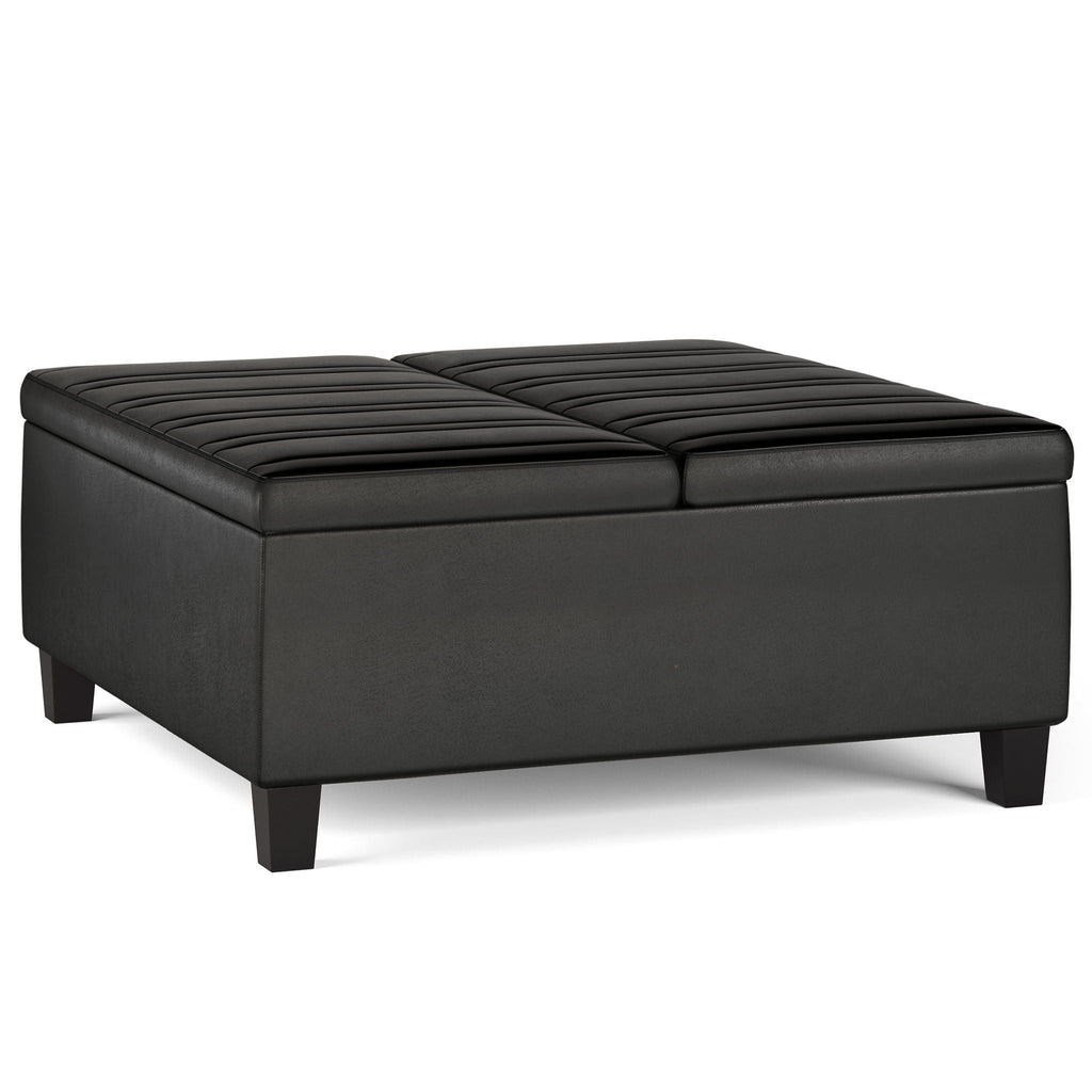 Ellis - Coffee Table Storage Ottoman Contemporary Design by Unique Piece Furniture