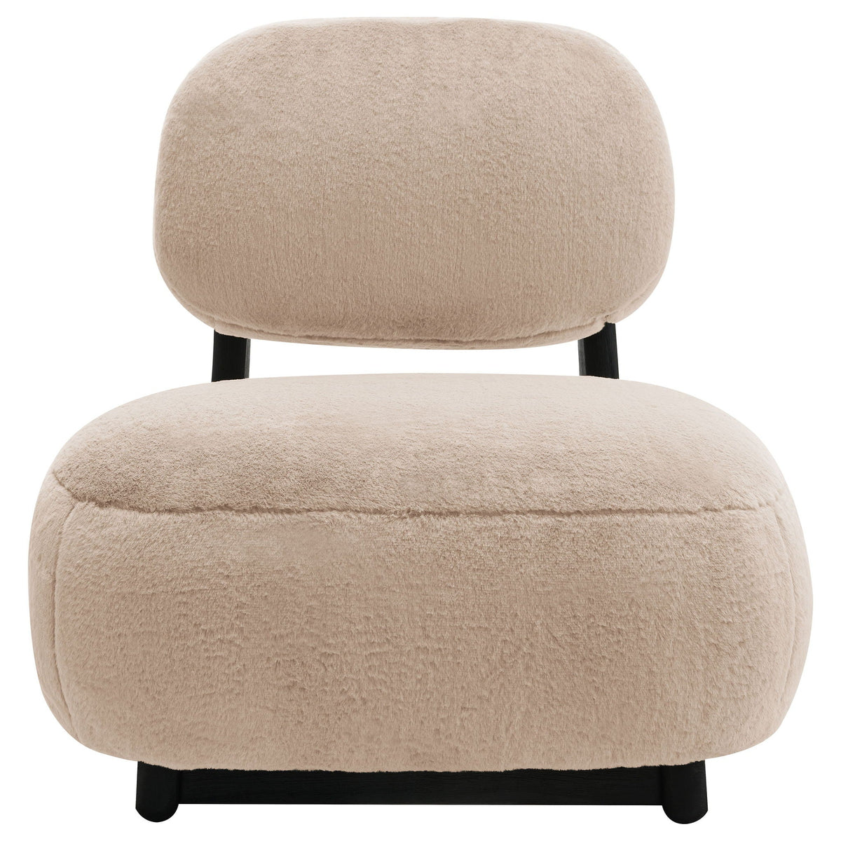 Duffie Upholstered Armless Accent Chair Camel by Unique Piece Furniture