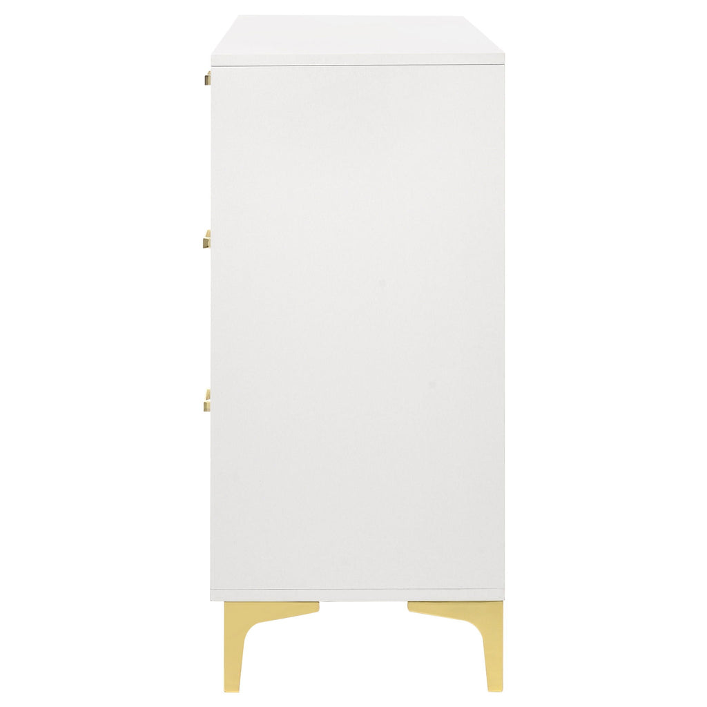 Kendall 6-drawer Dresser White by Unique Piece Furniture