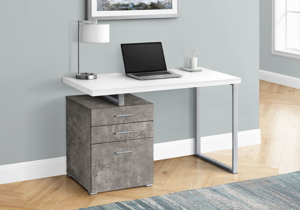 Computer Desk Left Right Set-Up Storage Drawers For Home Office by Unique Piece Furniture
