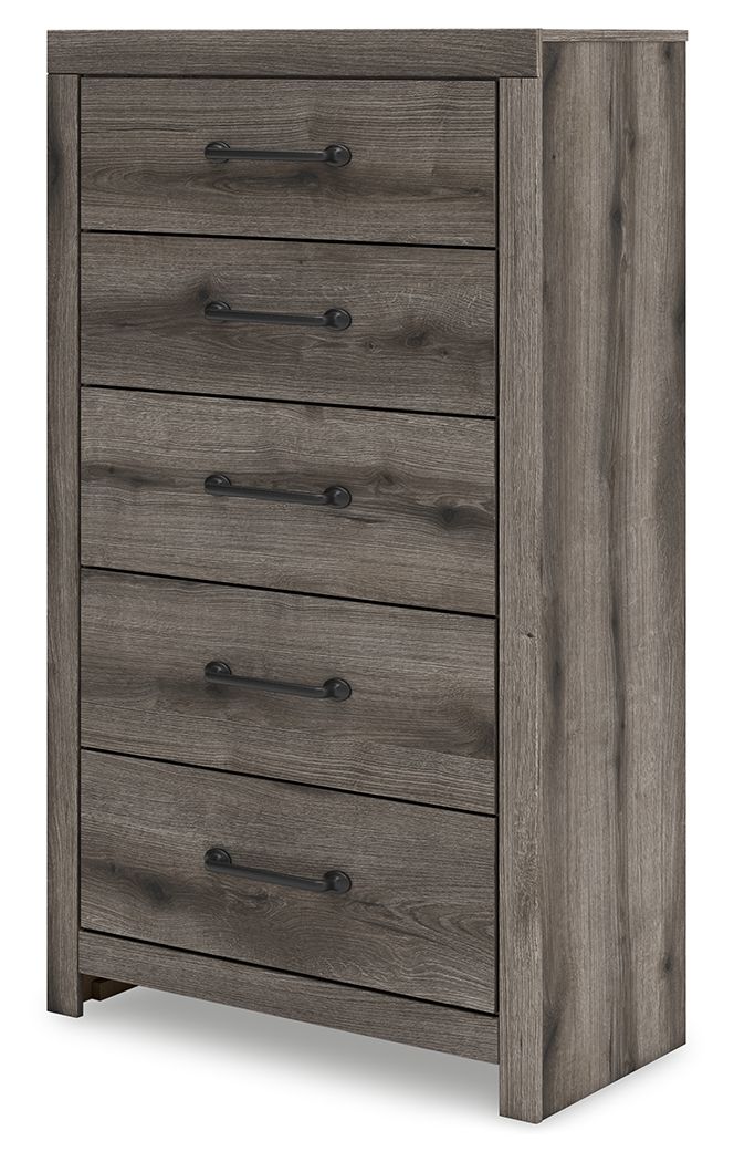Graystorm - Five Drawer Chest - Brown Gray by Unique Piece Furniture
