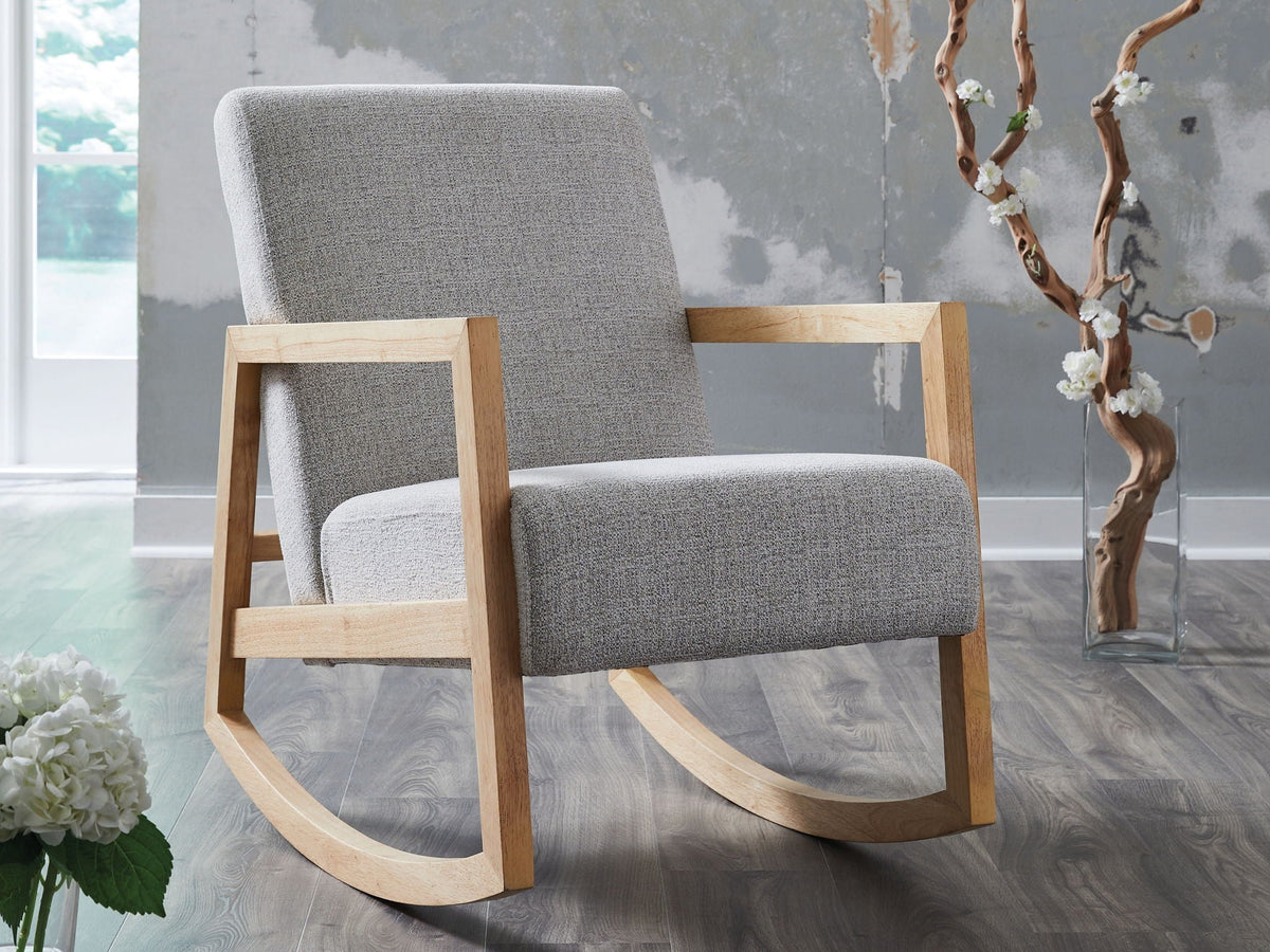 Wychworth - Accent Chair - Gray / Natural by Unique Piece Furniture