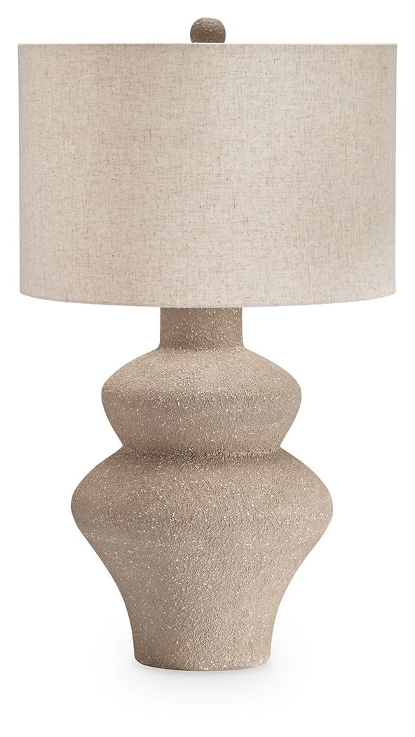 Jossleigh - Metal Table Lamp - Beige by Unique Piece Furniture