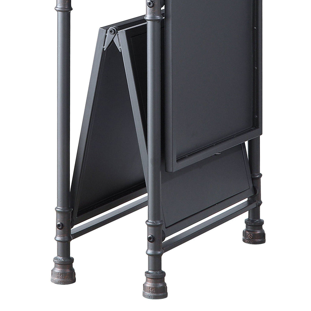 Cordelia - Hand-Brushed Console Table - Black / Bronze by Unique Piece Furniture