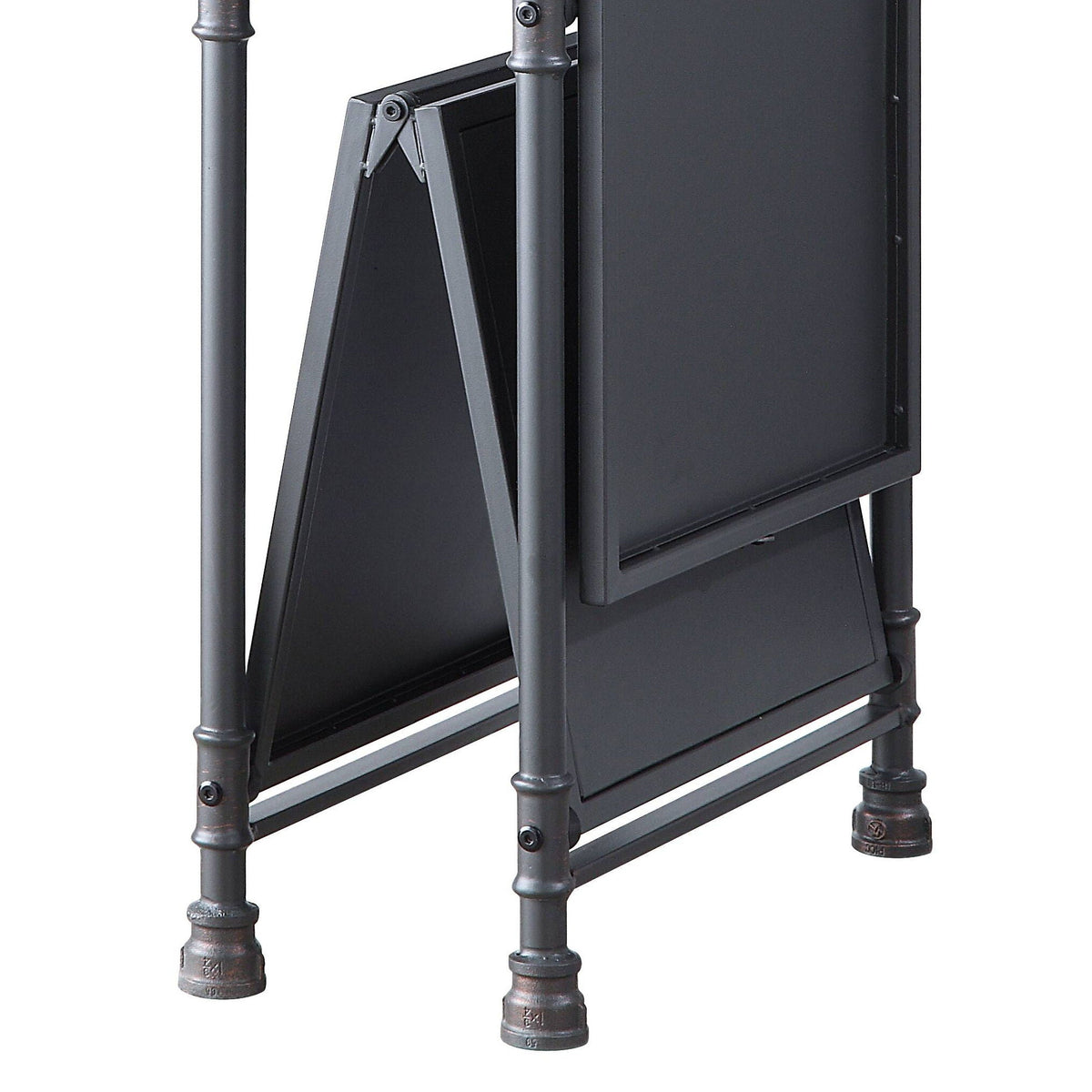 Cordelia - Hand-Brushed Console Table - Black / Bronze by Unique Piece Furniture