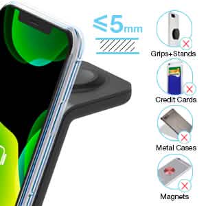 3-in-1 Foldable Fast Wireless Charging Stand by DailySale