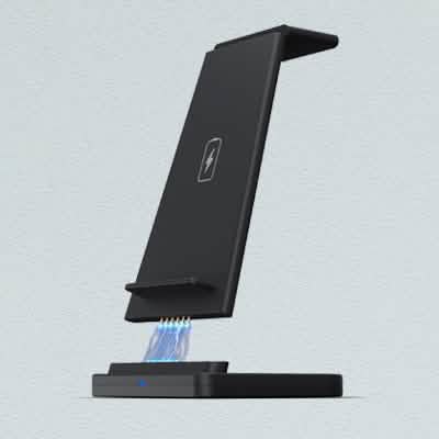 3-in-1 Foldable Fast Wireless Charging Stand by DailySale