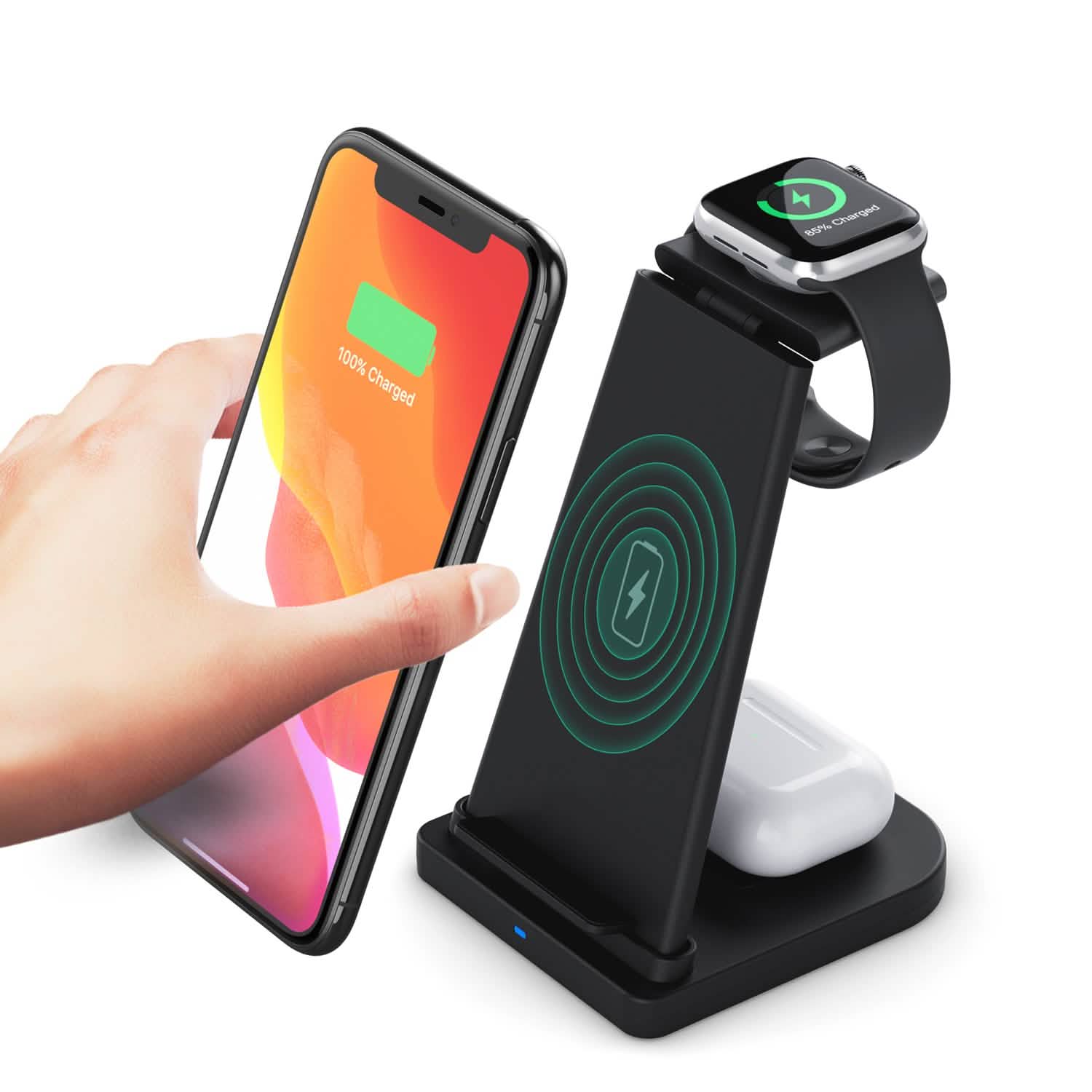 3-in-1 Foldable Fast Wireless Charging Stand by DailySale