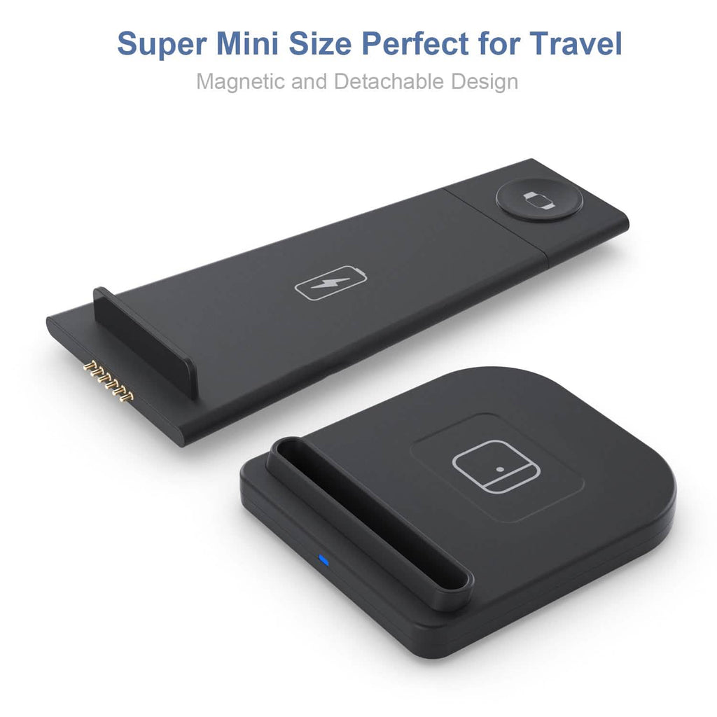 3-in-1 Foldable Fast Wireless Charging Stand by DailySale