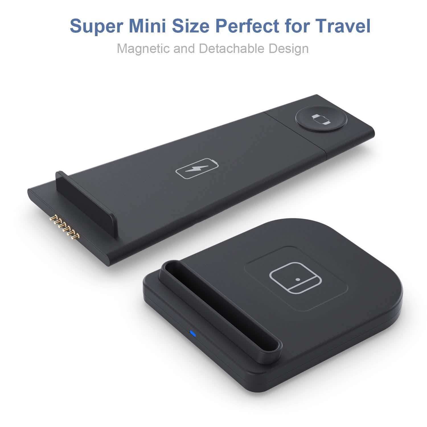 3-in-1 Foldable Fast Wireless Charging Stand by DailySale