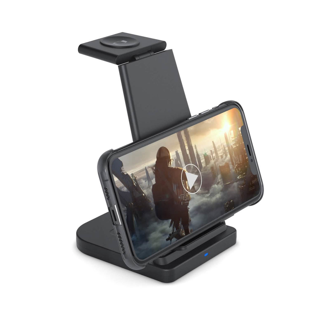 3-in-1 Foldable Fast Wireless Charging Stand by DailySale