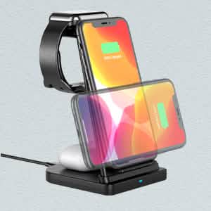 3-in-1 Foldable Fast Wireless Charging Stand by DailySale