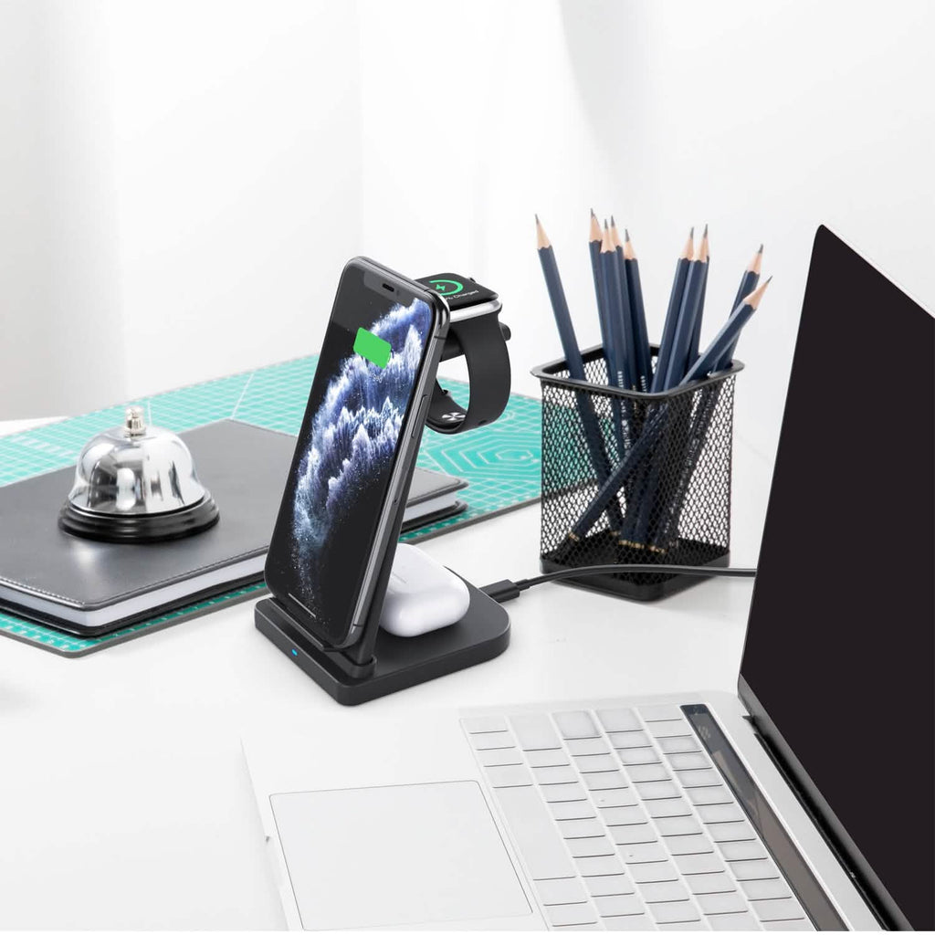 3-in-1 Foldable Fast Wireless Charging Stand by DailySale
