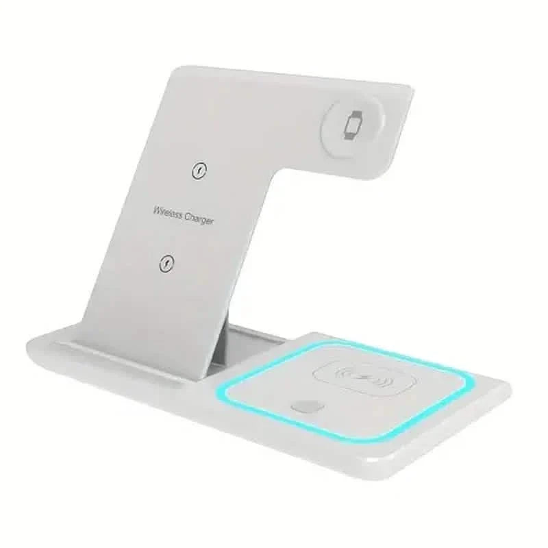 3-in-1 Folding Fast Wireless Charger Station by DailySale