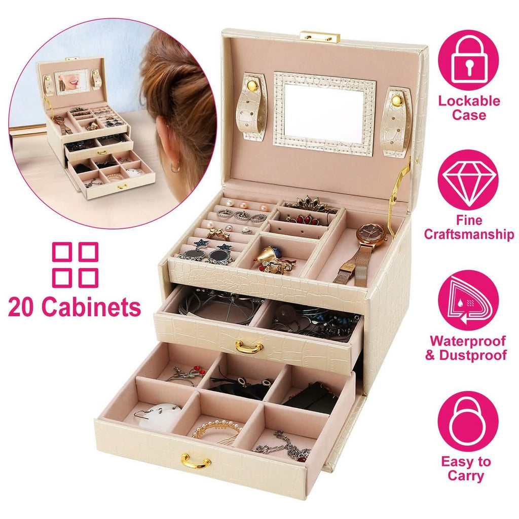 3-Layer Jewelry Case Organizer by DailySale