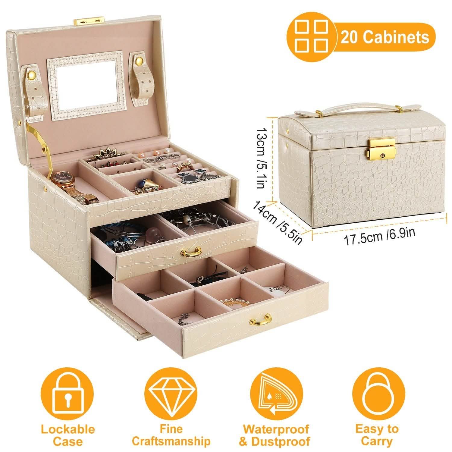 3-Layer Jewelry Case Organizer by DailySale