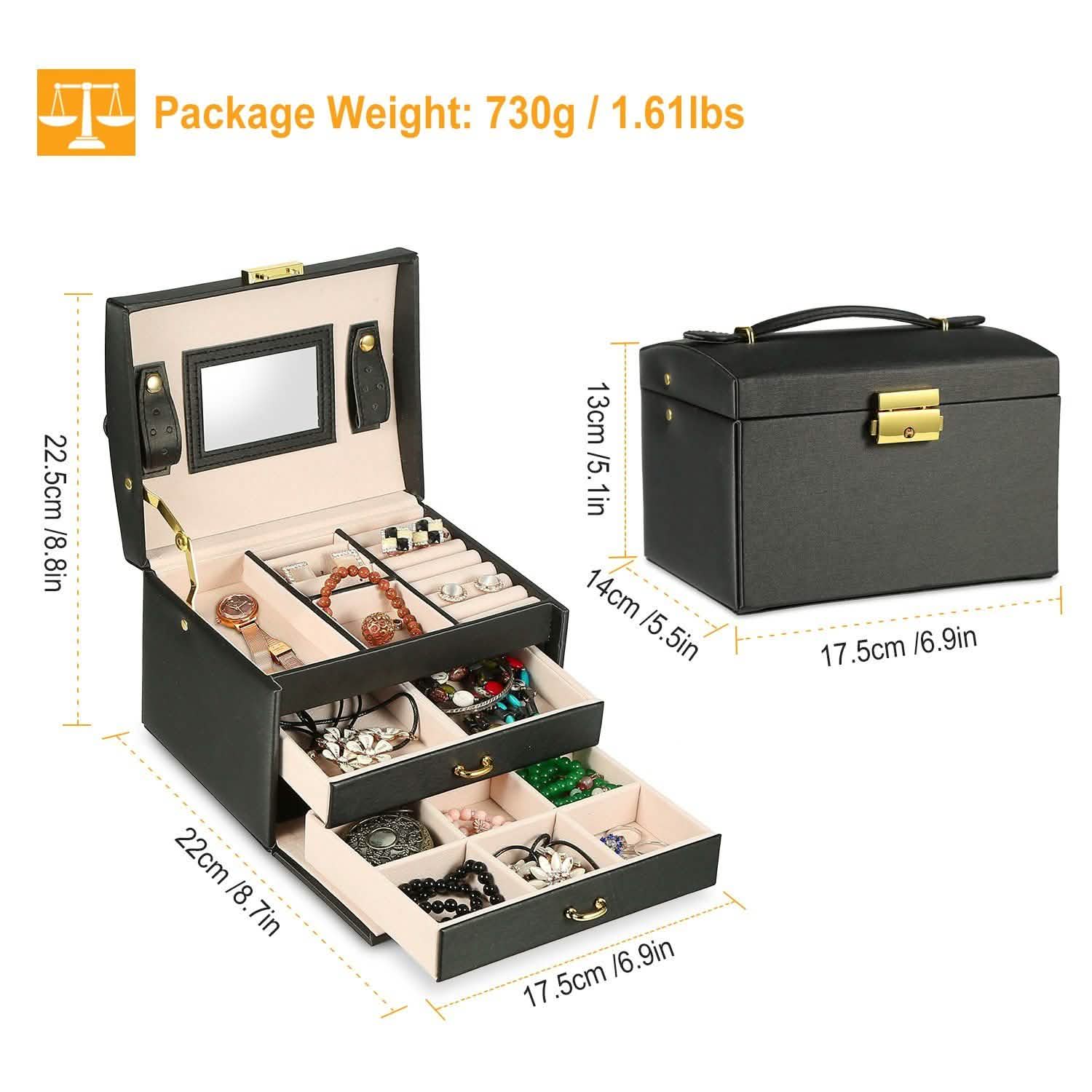 3-Layer Jewelry Case Organizer by DailySale