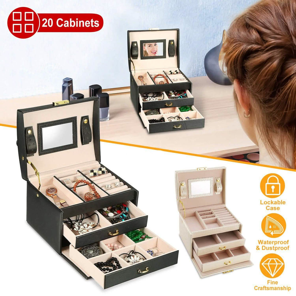 3-Layer Jewelry Case Organizer by DailySale