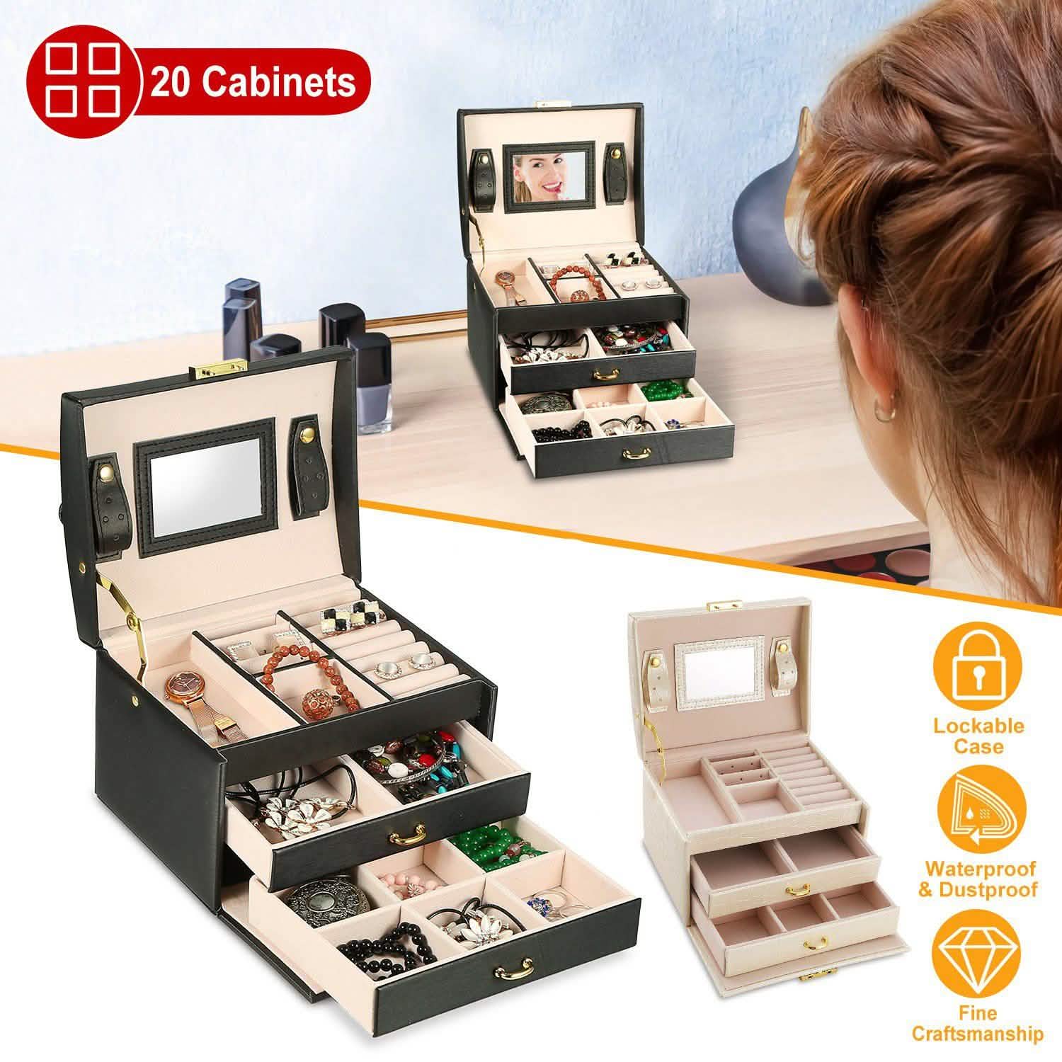 3-Layer Jewelry Case Organizer by DailySale