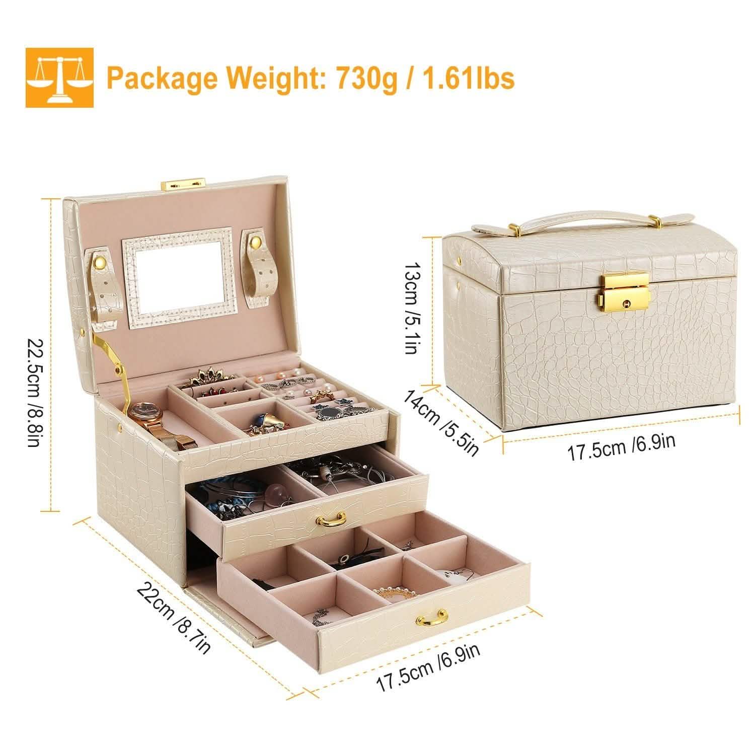 3-Layer Jewelry Case Organizer by DailySale
