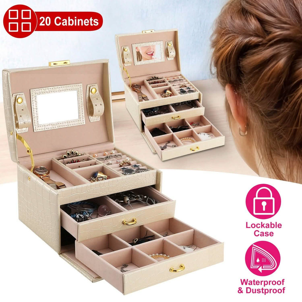 3-Layer Jewelry Case Organizer by DailySale