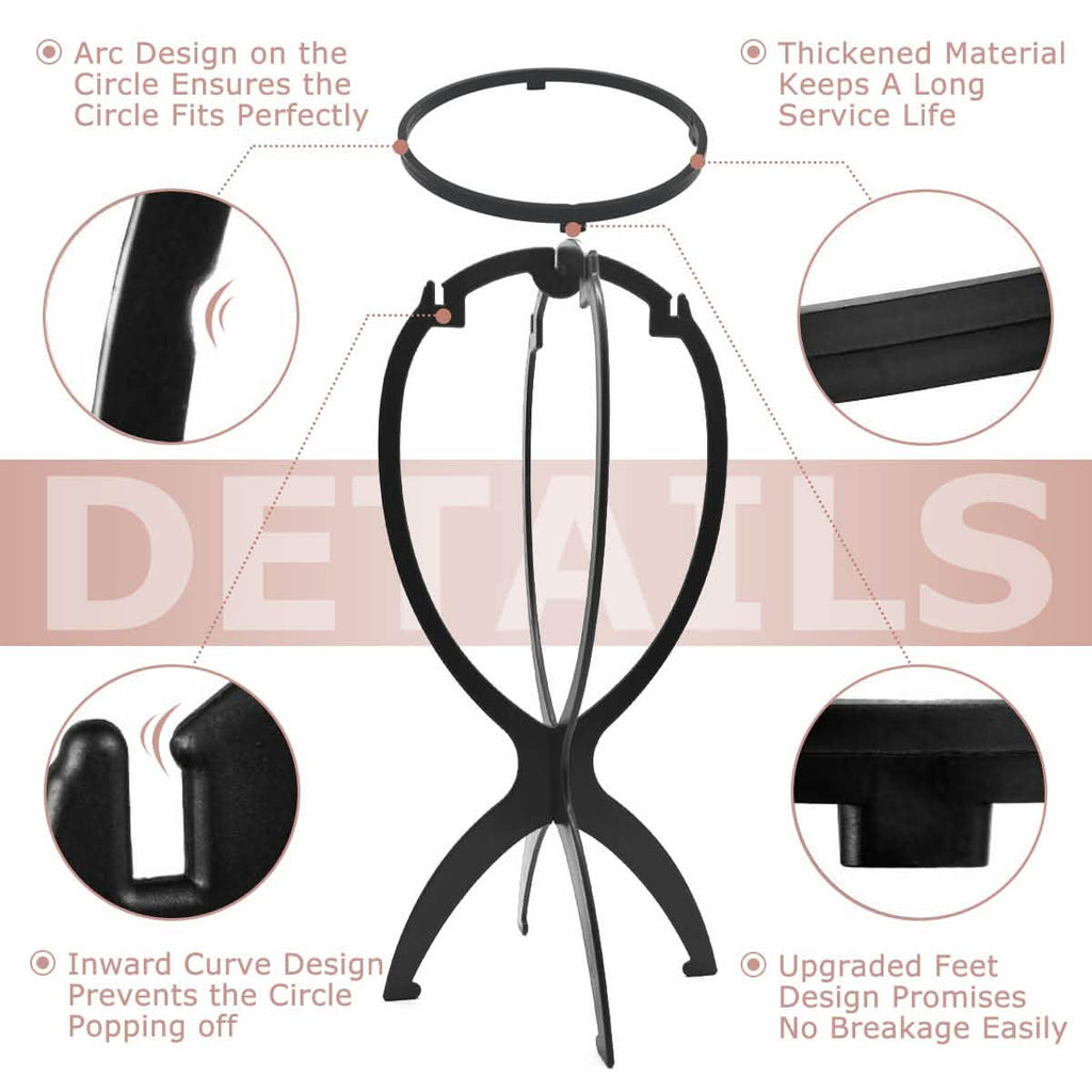 3-Pack: Dreamlover Wig Head Stands for Wigs by DailySale