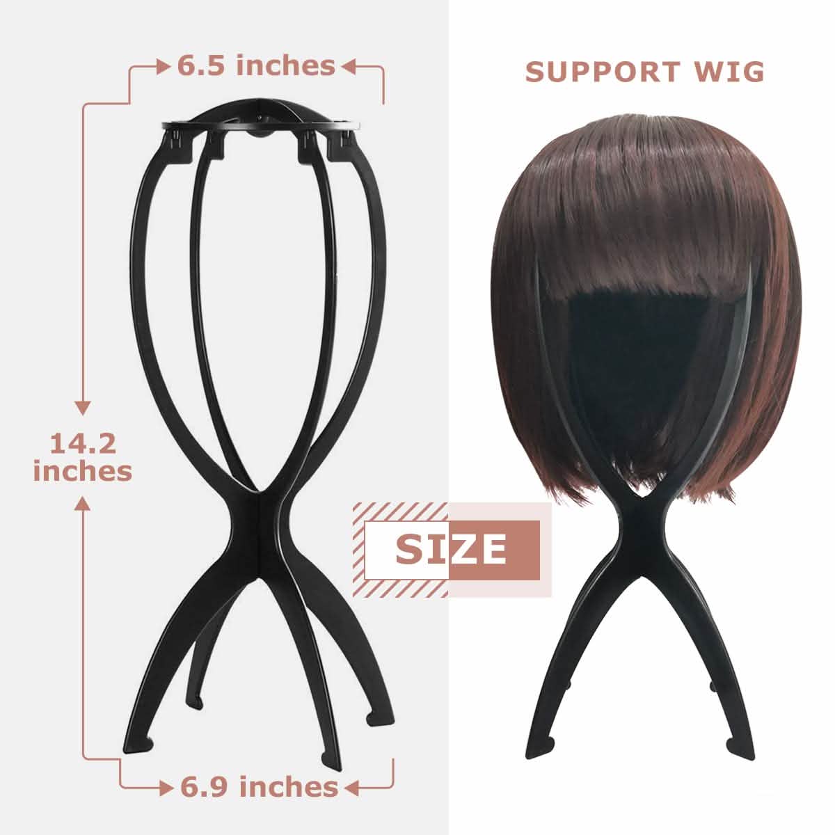 3-Pack: Dreamlover Wig Head Stands for Wigs by DailySale