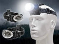 3-Pack: Impecca Water Resistant 20 Lumens 10 LED Headlamp by DailySale