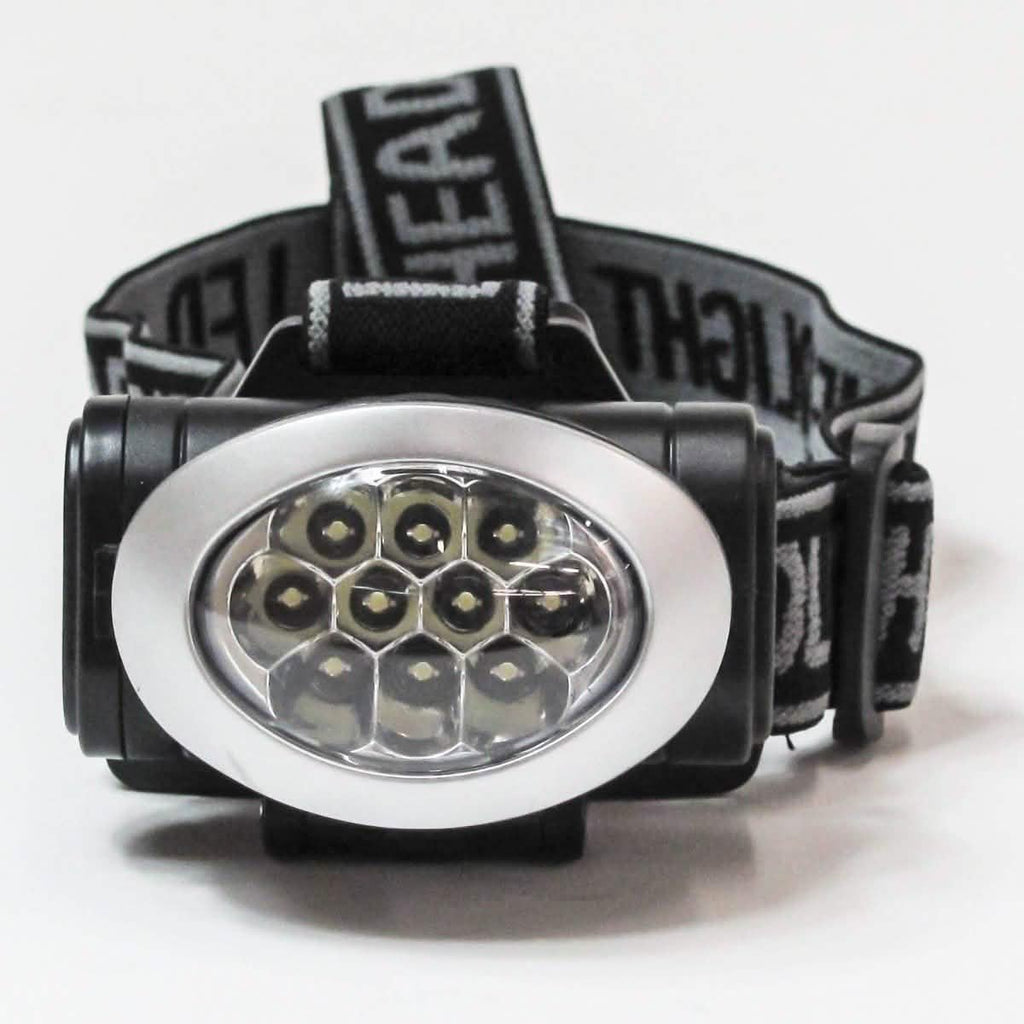 3-Pack: Impecca Water Resistant 20 Lumens 10 LED Headlamp by DailySale