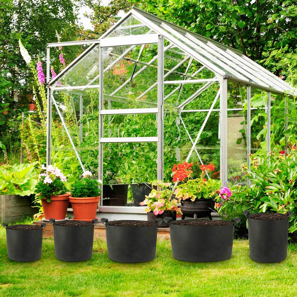 3-Pack: Planter Bags Breathable Planting Fabric Pots with Harvest Window by DailySale