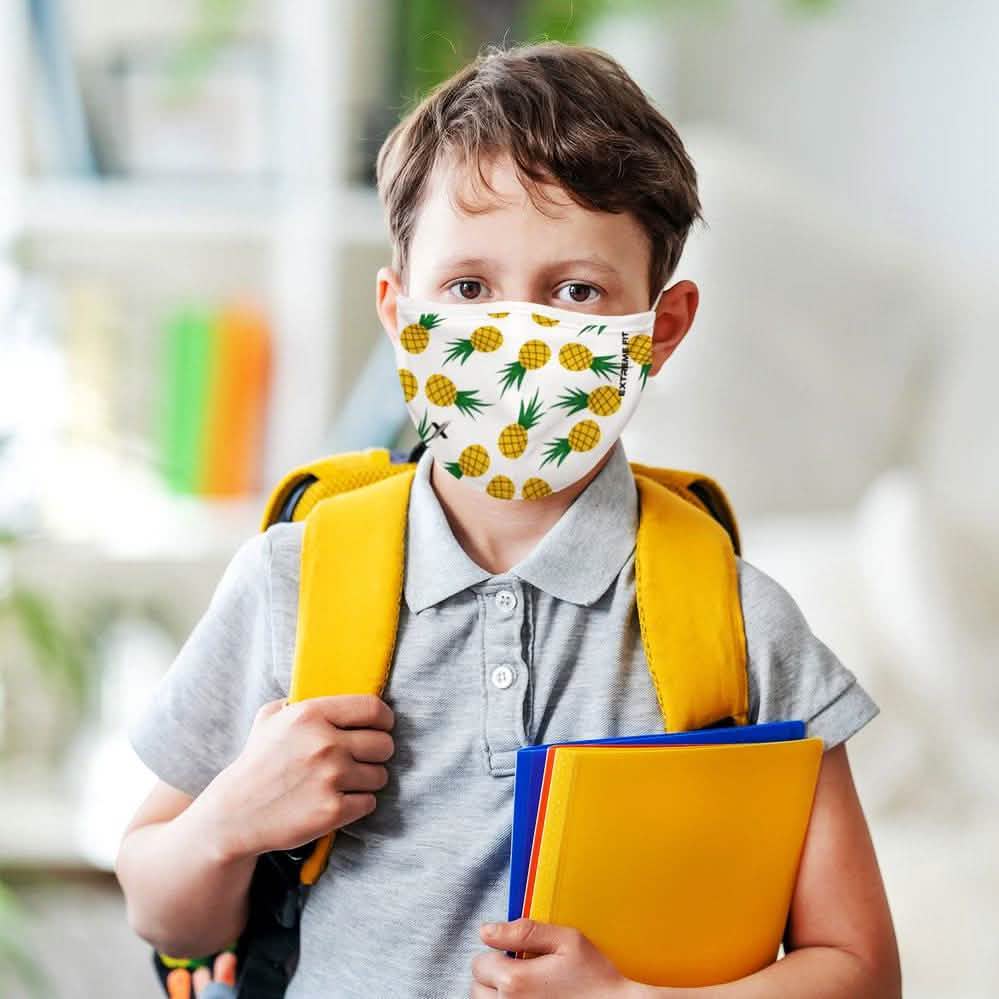 3-Pack: Two-Layer Reusable Kids Face Mask with Adjustable Earloop by DailySale