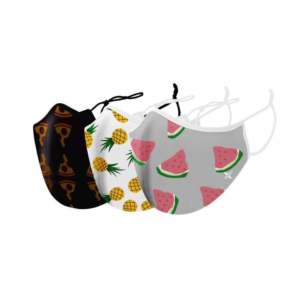 3-Pack: Two-Layer Reusable Kids Face Mask with Adjustable Earloop by DailySale