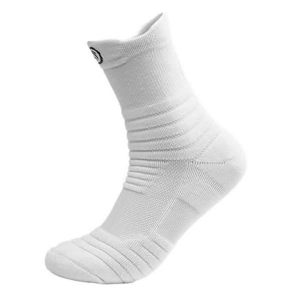 3-Pair: Men's Thick Towel Bottom Breathable Sweat-absorbent Outdoor Sports Running Socks Elite Basketball Sports Socks by DailySale