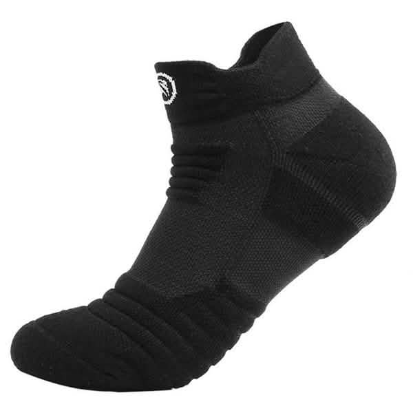 3-Pair: Men's Thick Towel Bottom Breathable Sweat-absorbent Outdoor Sports Running Socks Elite Basketball Sports Socks by DailySale