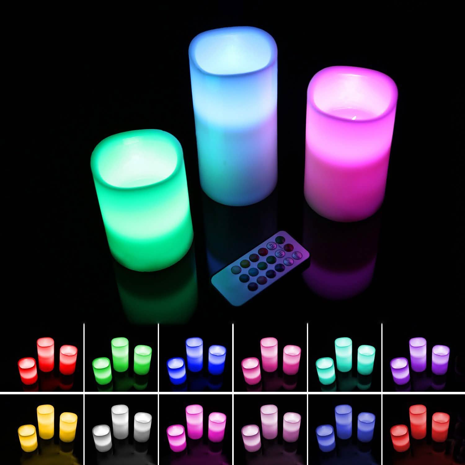 3-Piece: Flameless Votive Candles by DailySale