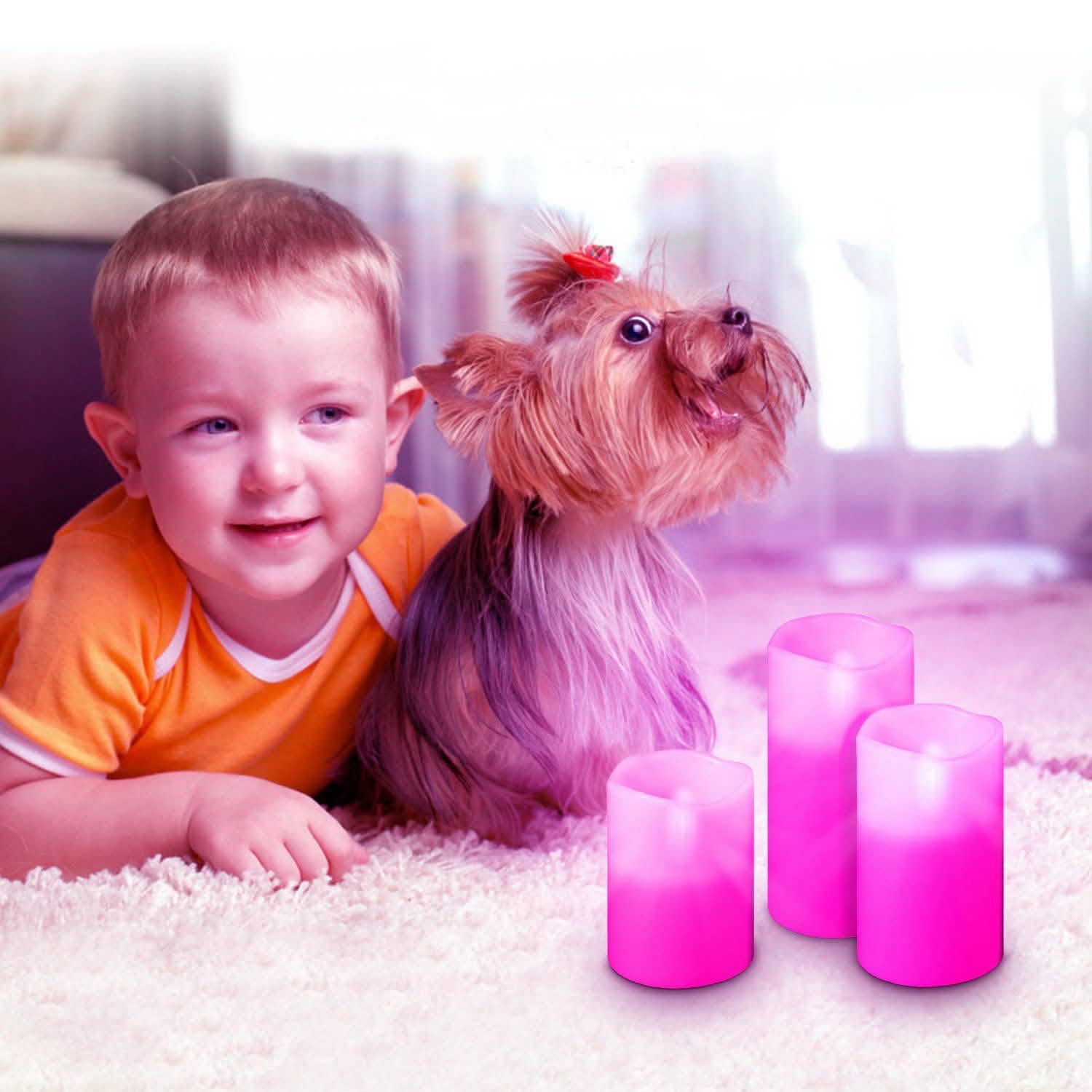 3-Piece: Flameless Votive Candles by DailySale