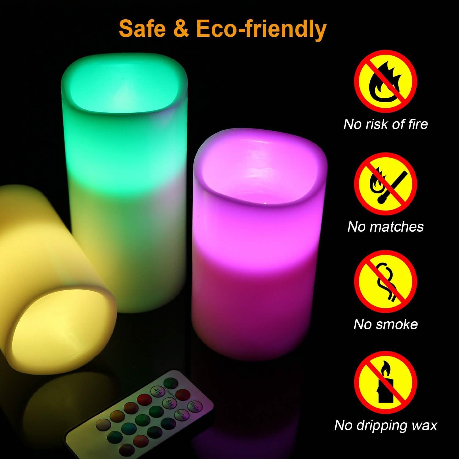 3-Piece: Flameless Votive Candles by DailySale
