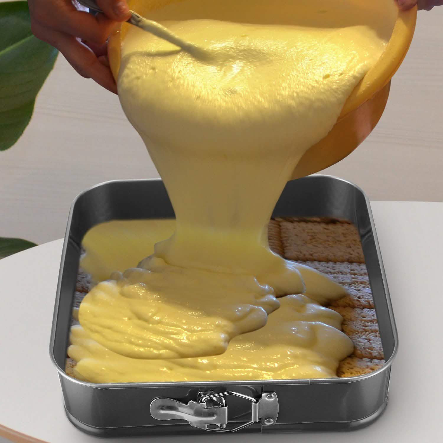3-Piece: Non-stick Springform Cake Pan Set with Removable Bottom by DailySale
