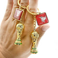 3-Pieces: Keychain Small Pendant Mascot Emblem 2022 Qatar World Cup by DailySale