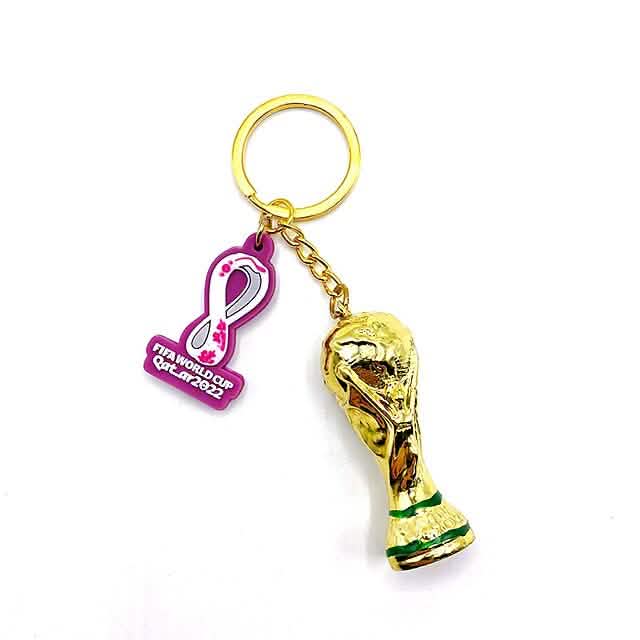3-Pieces: Keychain Small Pendant Mascot Emblem 2022 Qatar World Cup by DailySale