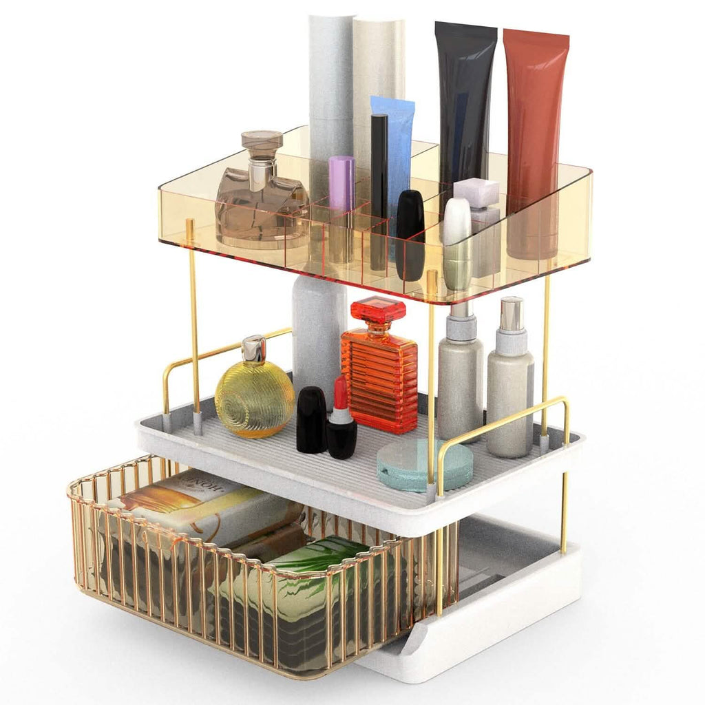 3-Tier Make Up Organizer by DailySale
