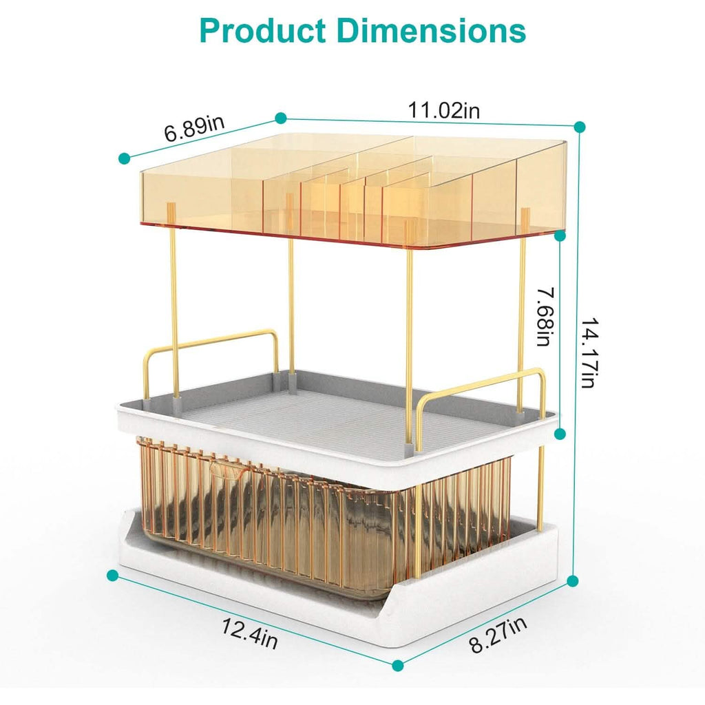 3-Tier Make Up Organizer by DailySale