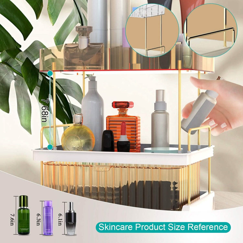 3-Tier Make Up Organizer by DailySale
