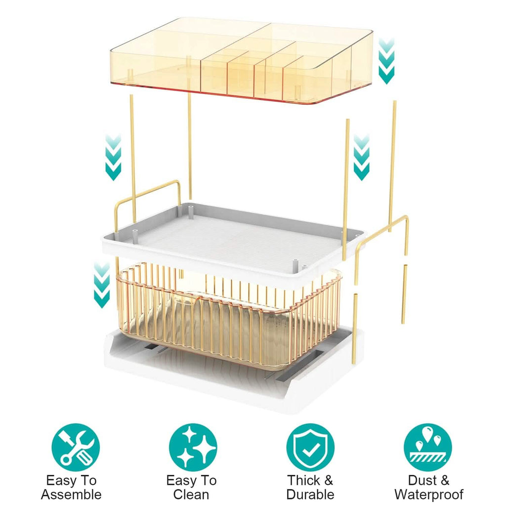 3-Tier Make Up Organizer by DailySale