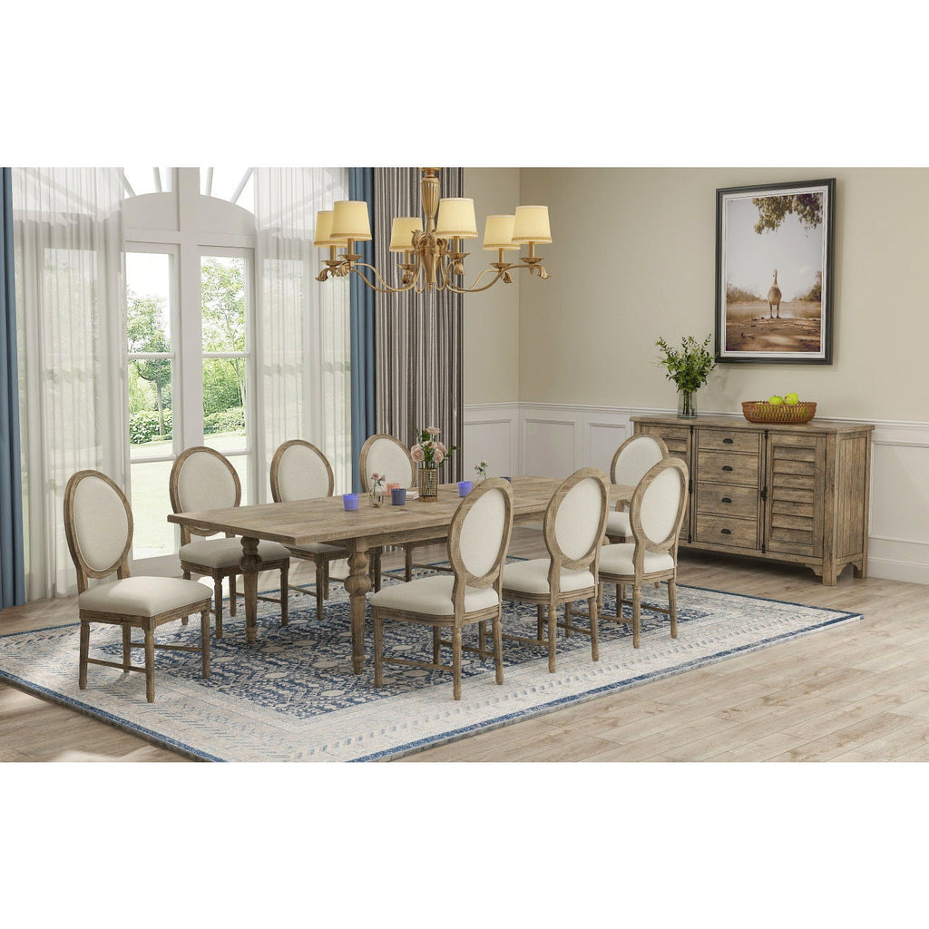 Upholstered Dining Chairs (Set of 2) - Brown by Unique Piece Furniture