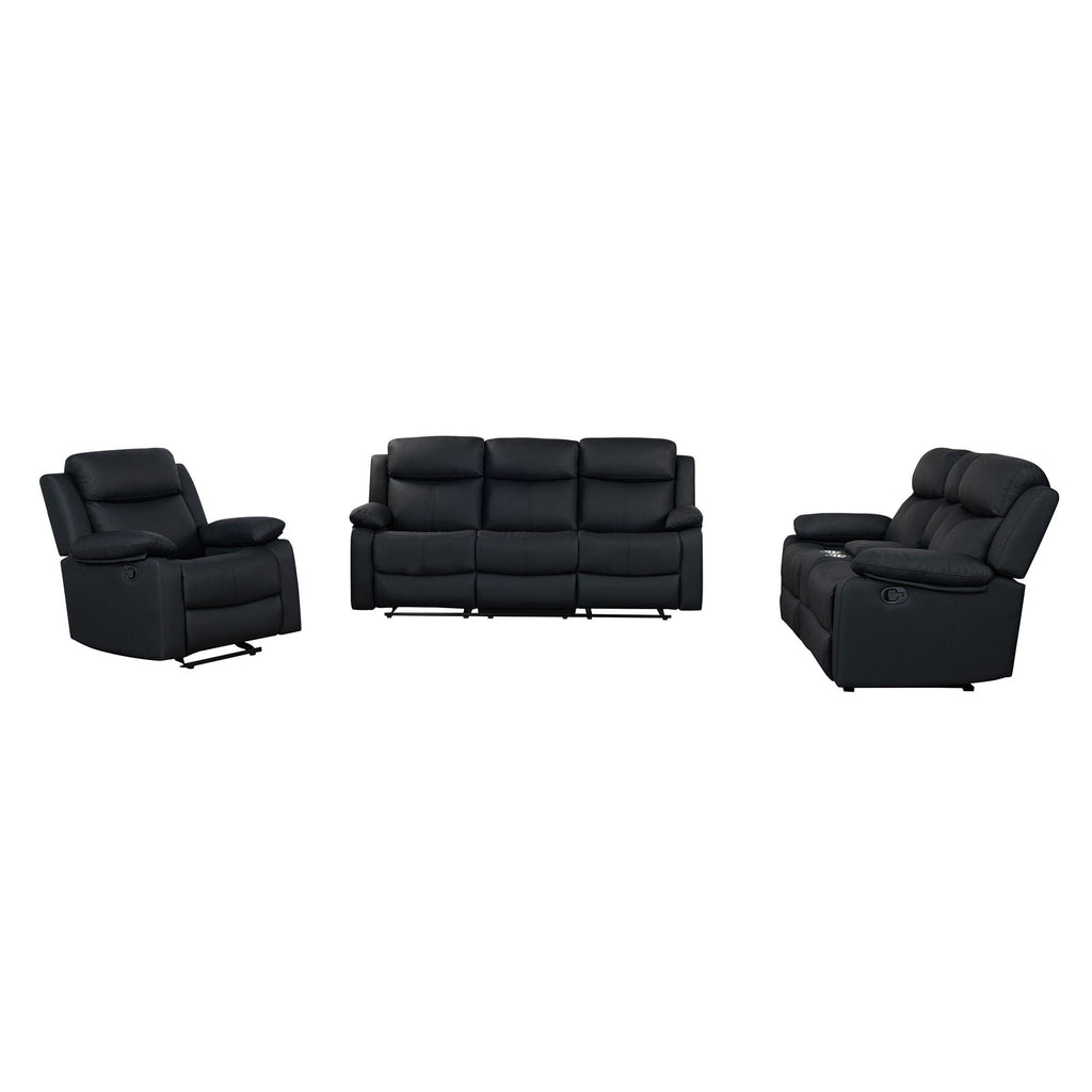 Blanche - Reclining Set With LED Lights, Speaker by Unique Piece Furniture