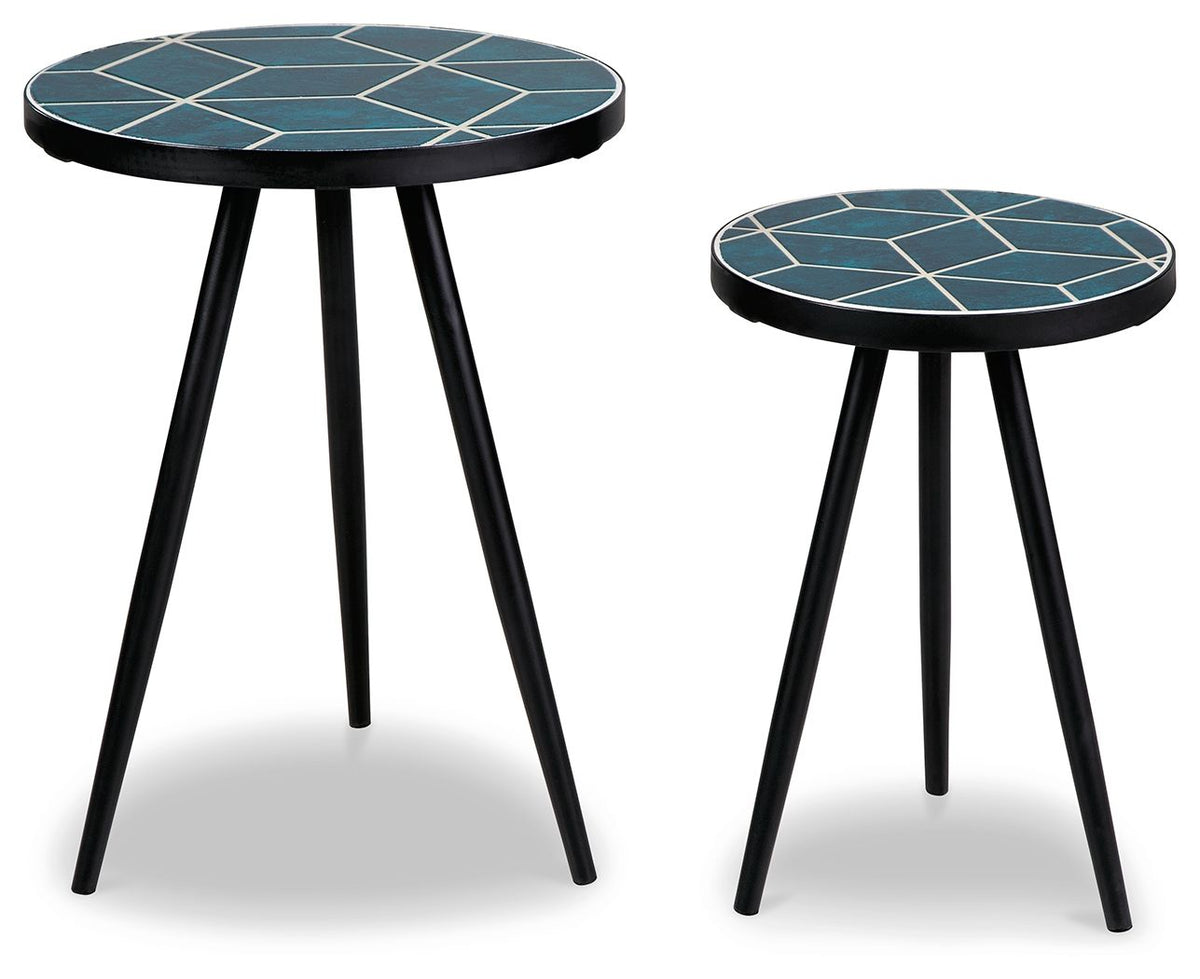 Clairbelle - Accent Table (Set of 2) - Teal by Unique Piece Furniture